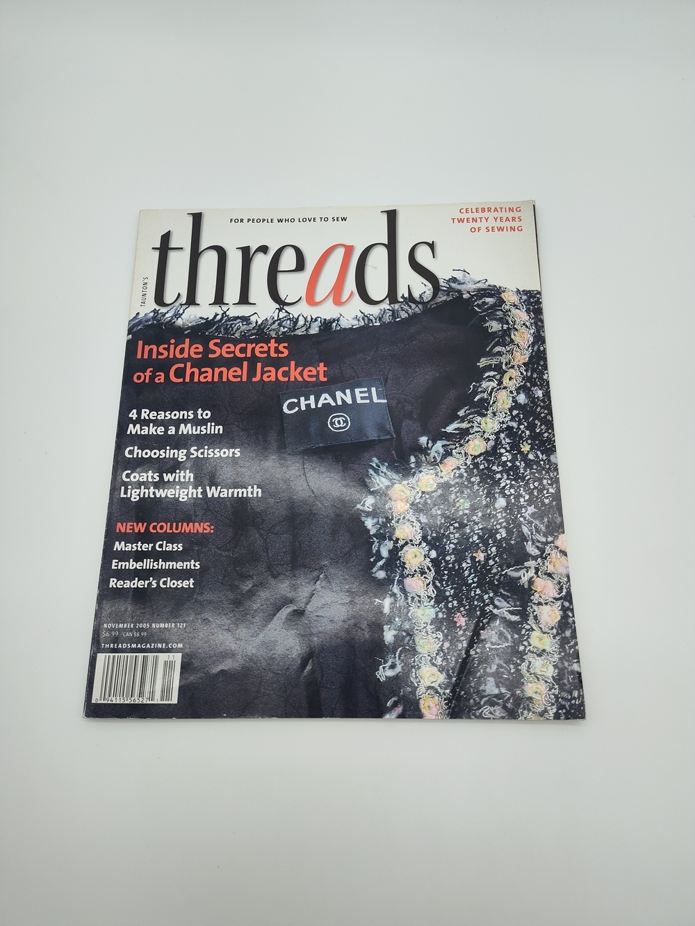 Vintage THREADS MAGAZINE CHANEL Jacket Issue Sewing Couture Techniques Nov 2005